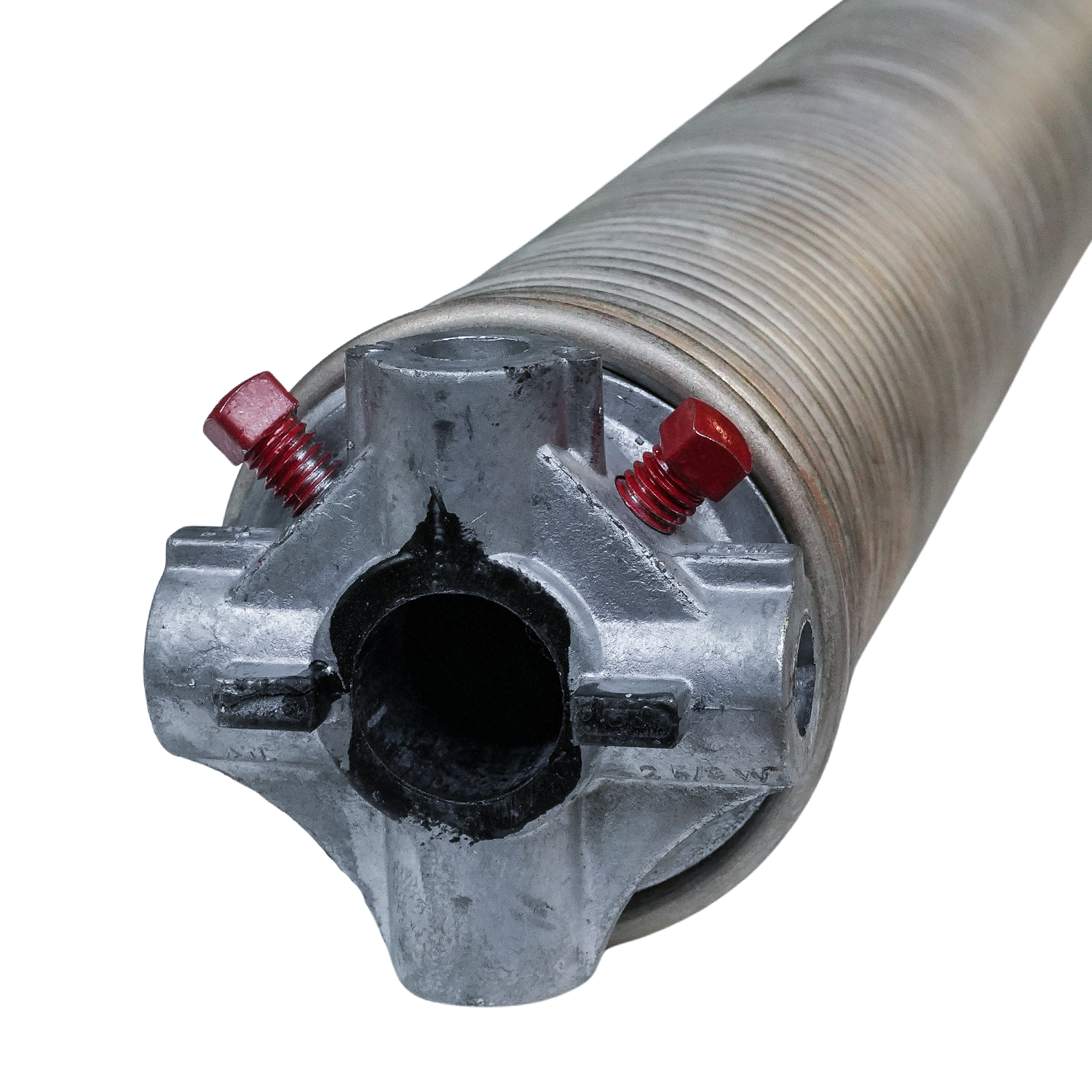 Stainless Garage Door Torsion Spring, 2-5/8" ID. x .262 Wire x 32" Right Wound with Cones