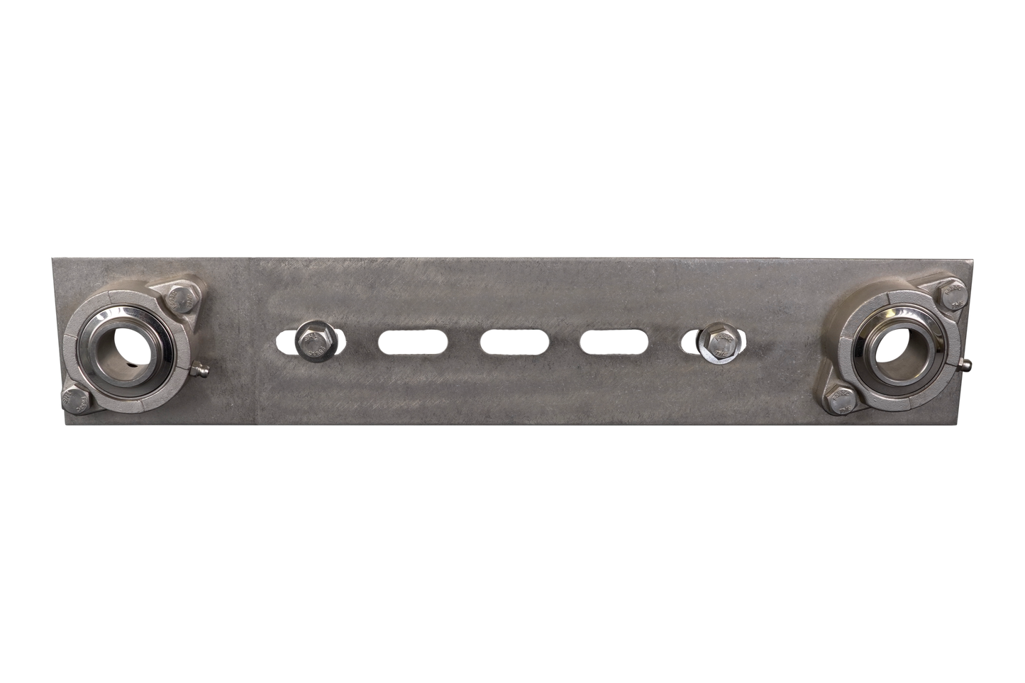 Shaft Support Bracket (Spreader Bar), SS, 16"- 22", w/SS Greaseable Bearings, Adjustable