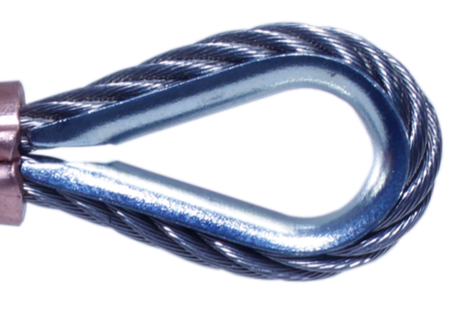 3/16” Pair Stainless Steel Cable Assemblies 228” - 266”