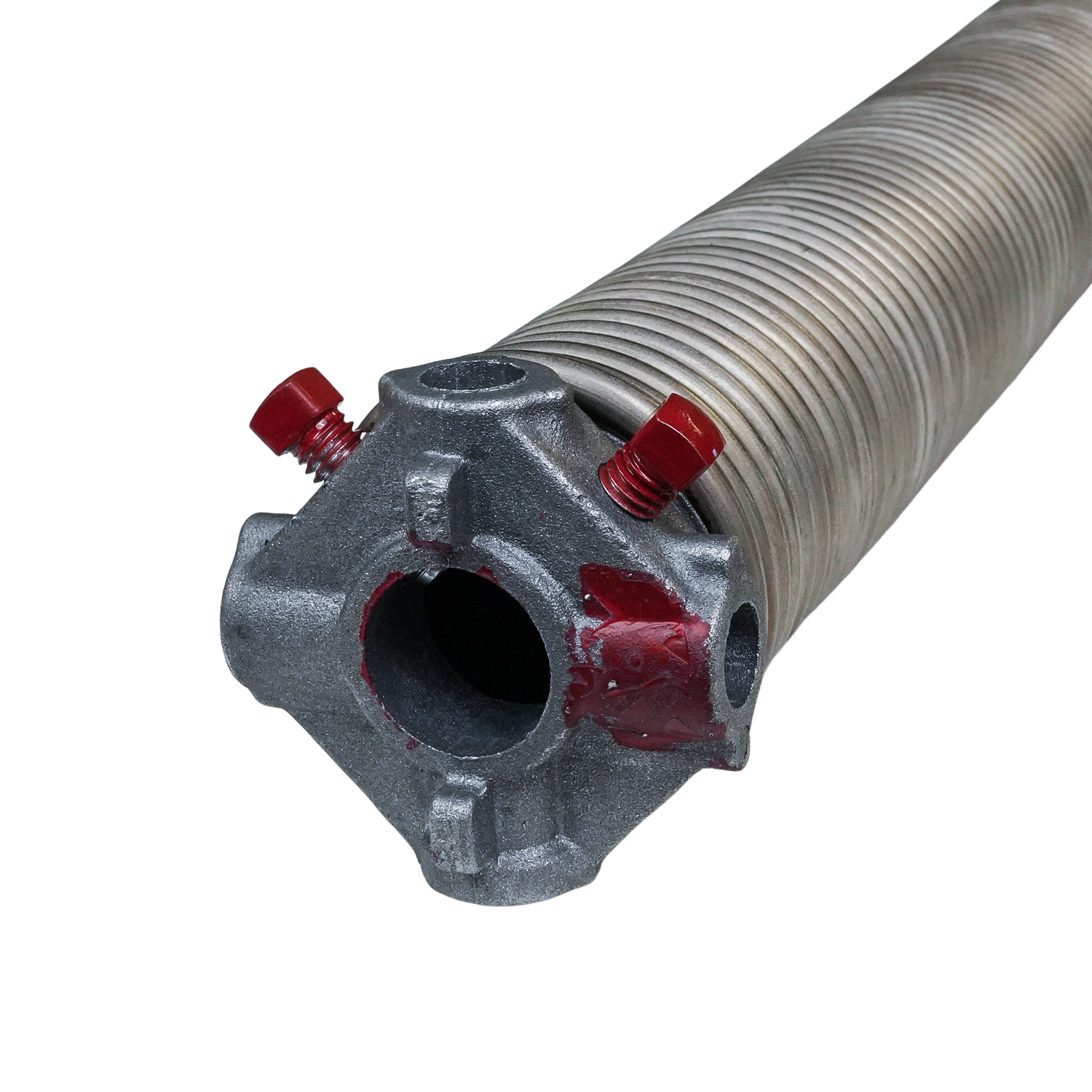 Stainless Garage Door Torsion Spring, 2" ID. x .218 Wire x 18" Left Wound with Cones