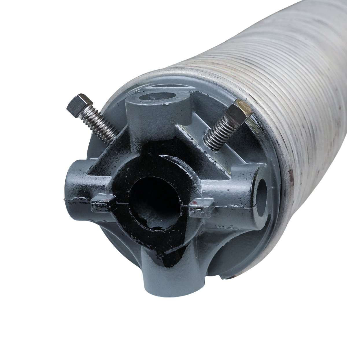 Stainless Garage Door Torsion Spring, 3-3/4" ID. x .406 Wire x 60.5" Left Wound with Cones