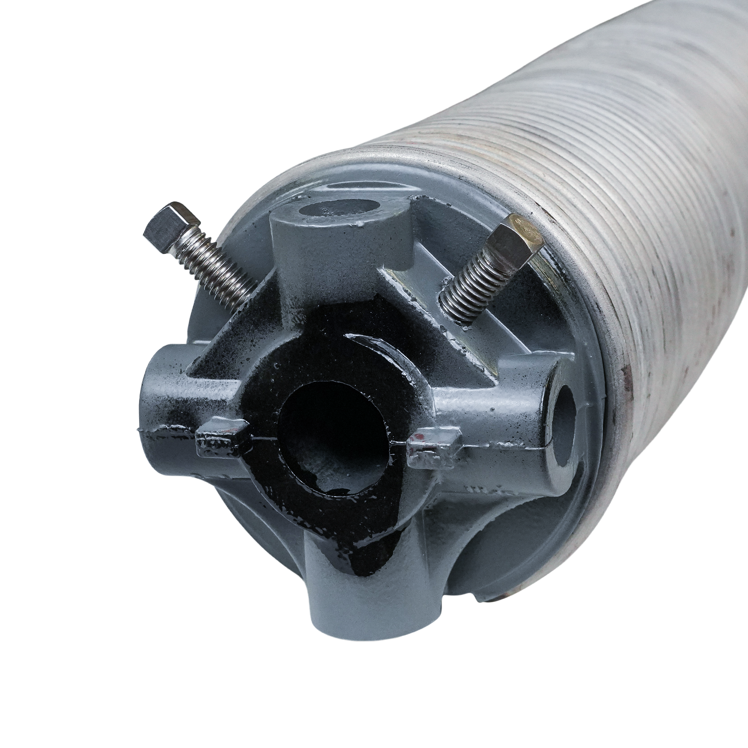 Stainless Garage Door Torsion Spring, 3-3/4" ID. x .406 Wire x 26.5" Right Wound with Cones