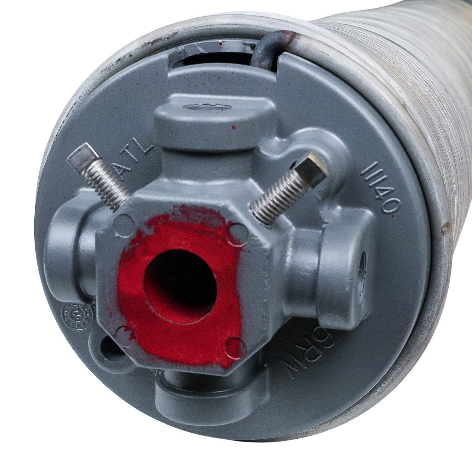 Stainless Garage Door Torsion Spring, 6" ID. x .295 Wire x 54" Left Wound with Cones