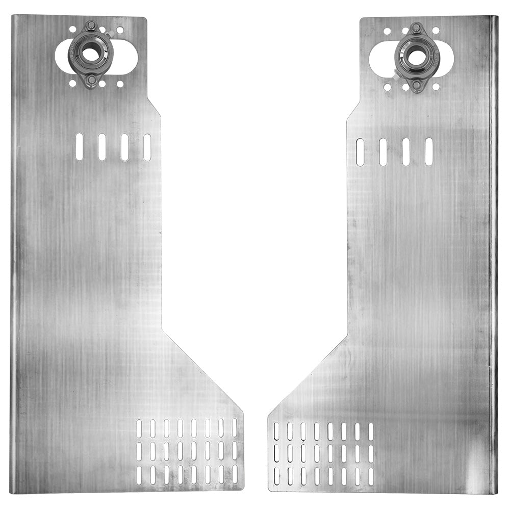 Headplate, Highlift, SS, 3-3/8"- 6", 2" or 3" Track, w/SS Greaseable Bearing, 4 Position