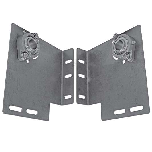 End Bearing Plate, 5"-6", w/ Greaseable Bearing, SS