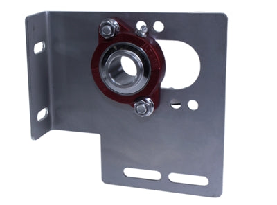 End Bearing Plate, 3-3/8"- 5", w/ Greaseable Bearing, 3 Position SS