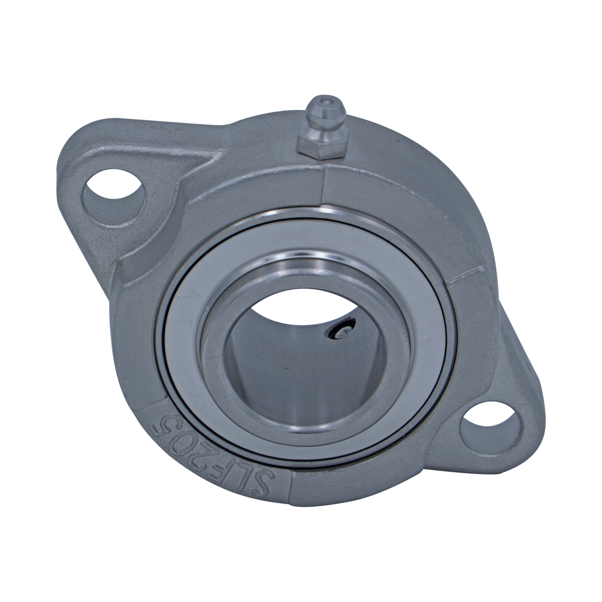 Stainless Steel Greaseable Bearing with Stainless Flange