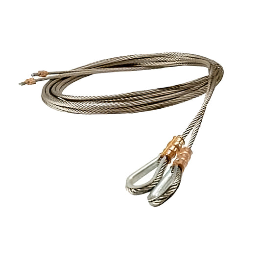 5/32" Pair Stainless Steel Cable Assemblies 201" - 266”