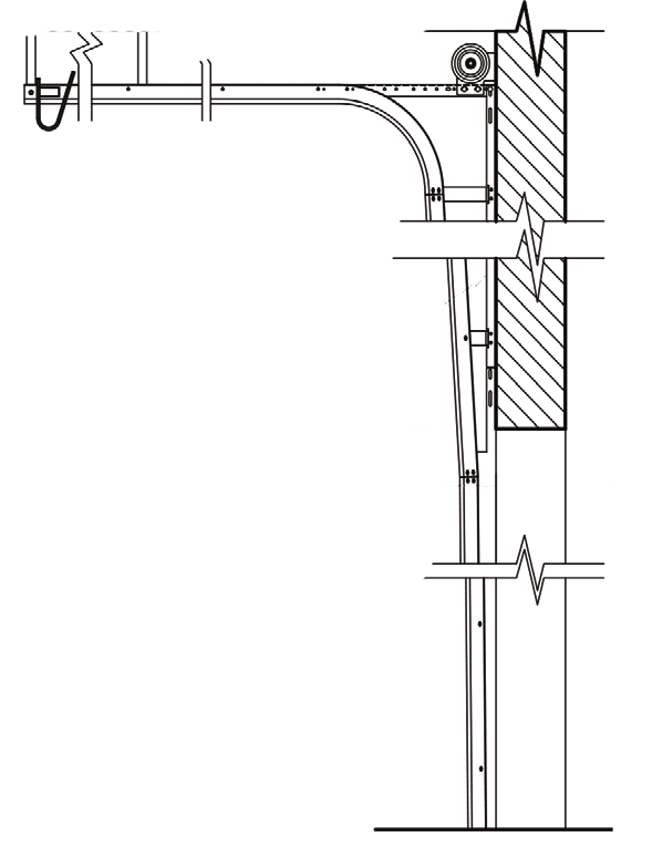 High lift breakaway with wall angle