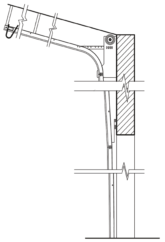 Pitched high lift breakaway with headplate